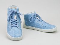 Filii BeGreen B20049-G20 bio textil gots sky sneaker with laces