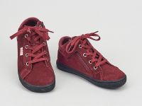 Filii 202151-1 Sneaker Skater One velours rasberry laces zipper